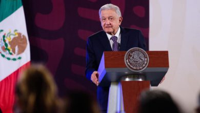 El Presidente Andrés Manuel López Obrador aseguró sentirse optimista en la recta final de su gobierno y a cuatro meses de las elecciones del 2 de junio. Foto: Presidencia