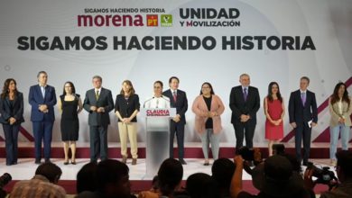 Claudia Sheinbaum incluyó a su equipo de campaña a las corcholatas presidenciales. Foto: Captura Facebook