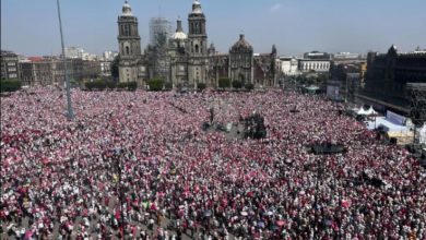 El Presidente Andrés Manuel López Obrador, durante su conferencia mañanera, ahora en Puebla, remarcó que si se viviera en una dictadura, como argumentan quienes llamaron a la movilización, un ejército de esta naturaleza no será posible. Foto: La Jornada