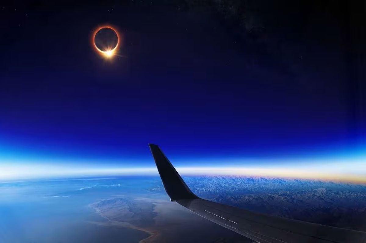 Desde hace semanas científicos y astrónomos se han encargado de informar a las personas que no se pude ver directamente el eclipse por el daño ocular que podrían tener. Foto: Captura