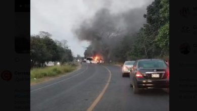 La noche del lunes, Jessica Domínguez y su hijo, como todos los días, tomaron el transporte que los llevaría a su domicilio, sin imaginar que más adelante la muerte los esperaba. Foto: Captura