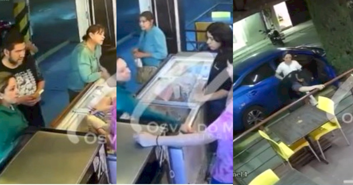 [VIDEO] Enfermera tunde a empleada de paletería por 'coquetearle' a su novio en Ecatepec