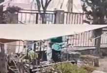 [VIDEO] Menor es arrebatada de las manos de fue abuela cuando estaban en la entrada de su casa. Foto: Captura de Pantalla