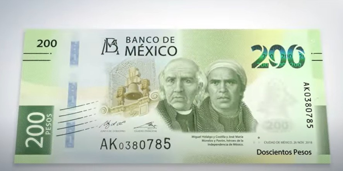 Banxico celebra 30 años de la reforma del artículo 28 constitucional con billete de 200 pesos. Foto: Captura de Pantalla