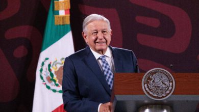 El presidente Andrés Manuel López Obrador pidió no caer en desesperación y que se deben de esperar las impugnaciones que haya en la elección ante los órganos electorales. Foto: Presidencia