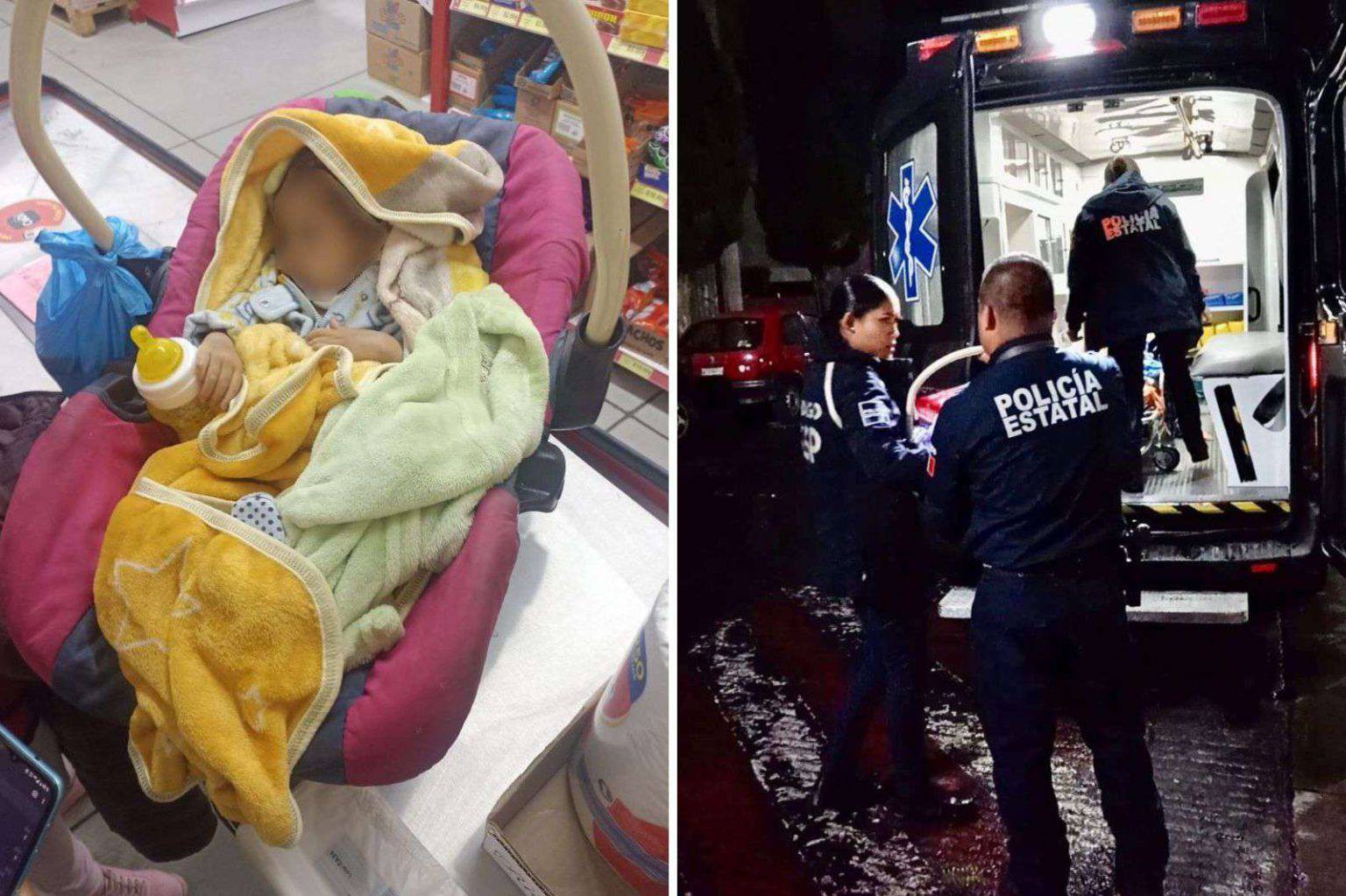 Según información extraoficial, una mujer entró a dicho establecimiento y después de recorrer varias veces los pasillos, dejó al pequeño en una silla de una carreola y salió apresuradamente. Foto: Especial