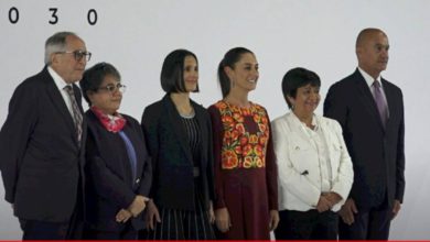 Sheinbaum presenta a los otros seis integrantes de su gabinete; tres de ellos siguen trabajando con AMLO