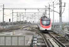 El tren, que corre de la terminal de Zinacantepec a la estación Lerma, en el Estado de México, se prevé que en agosto ya esté operando hasta la estación Santa Fe. Foto: La Jornada