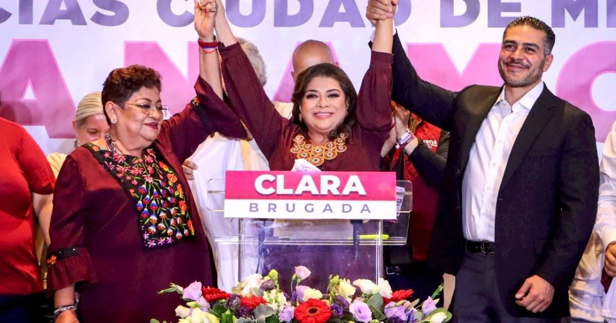 Clara aventaja en las elecciones de la CDMX