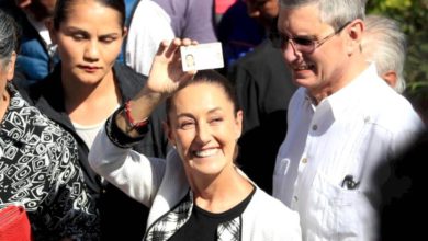 Claudia Sheinbaum vota en Tlalpan: "feliz, en espera de una jornada participativa"