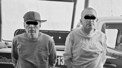 Estos tipos, que fueron identificados como Miguel Ángel "N" y Agustín "N", de 39 y 46 años, respectivamente. Foto: Especial