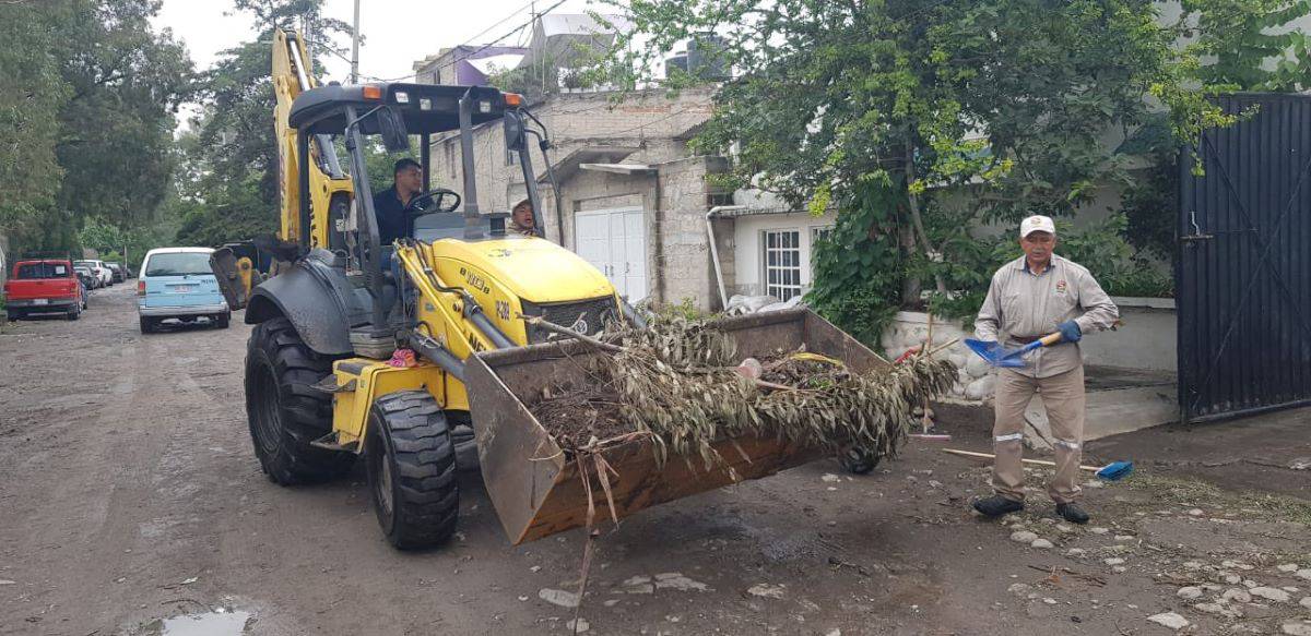 Siete son las cuadrillas que se armaron para la revisión de casas para revisar afectaciones por la entrada de agua, el retiro de basura en calles y liberar drenajes. Foto: Especial