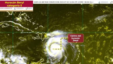 Alerta en México por ‘Beryl’, huracán categoría 5; estos son los estados más afectados por intensas lluvias
