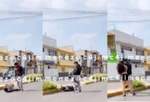 VIDEO: Joven le da golpiza a ladrón que atrapó al huir tras robo