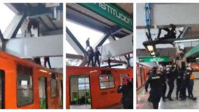 Video VIRAL de hombre intenta arrojarse a las vías del Metro