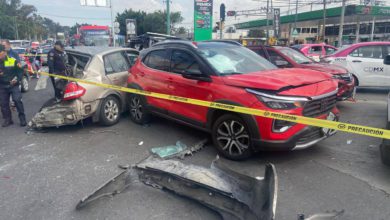 Choque entre Metrobús y siete carros deja varios lesionados en la alcaldía V Carranza