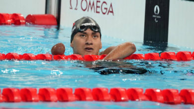 Ángel Camacho logró ganar la medalla de bronce en los 100 metros libre sde natación en los Juegos Paralímpicos París 2024.