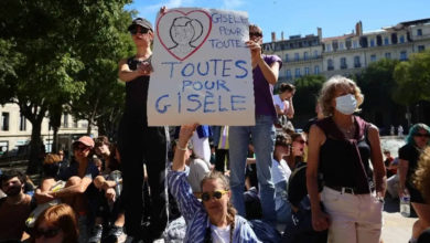 "Todas somos Gisèle", así salieron a marchar en Francia, mujer que era drogada por su marido