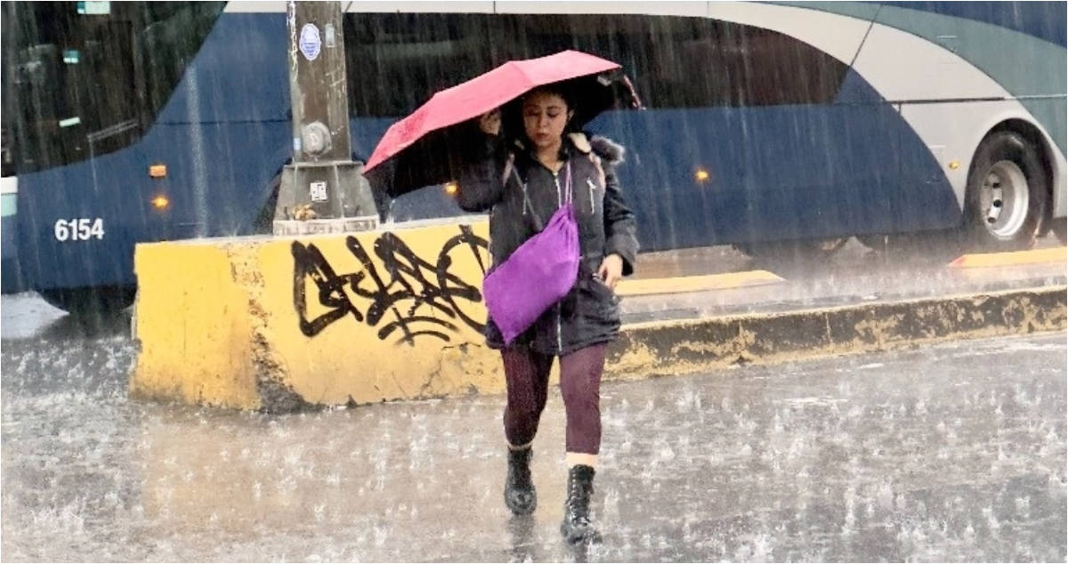 Persistirán las lluvias en el Edomex y CDMX para este domingo 29 de septiembre