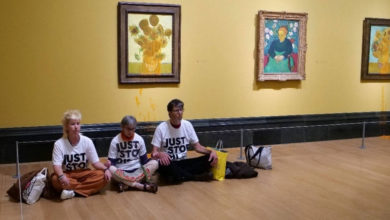 Activistas arrojan sopa a “Girasoles” de Vincent van Gogh en la Galería Nacional de Londres