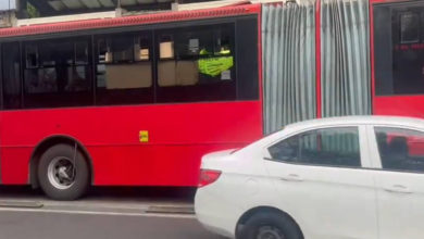 Abuelito muere dentro de una unidad del Metrobús de la L1; suspenden servicio en la estación