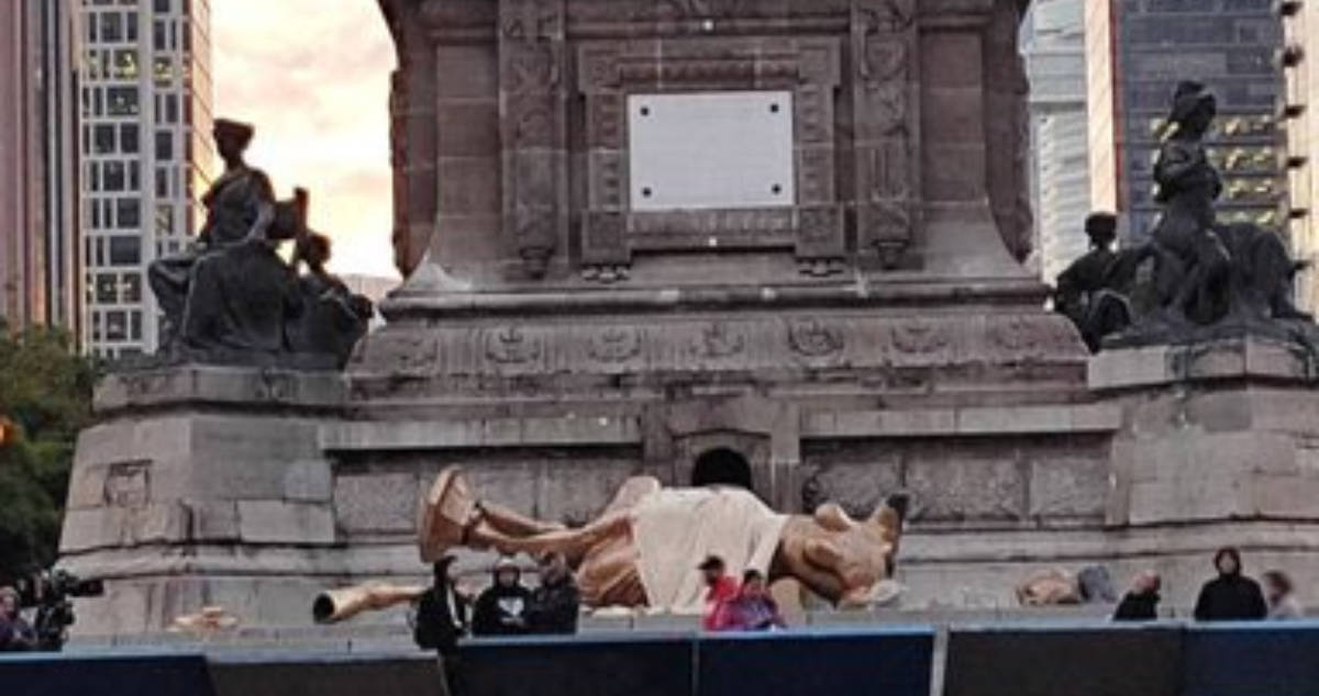 ¿Se cayó el Ángel de la Independencia en CDMX? Esto es lo que sabemos del VIDEO que circula en redes sociales