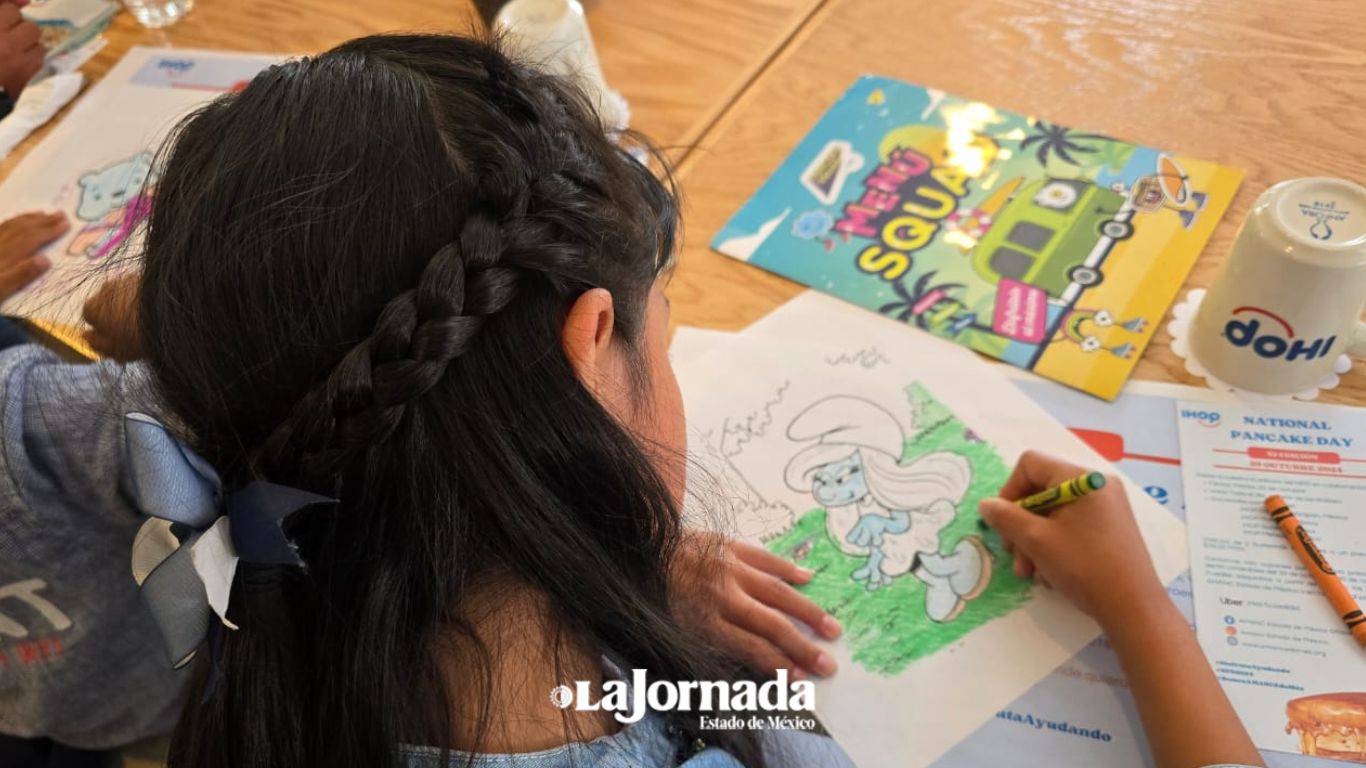 Niños con cáncer en actividades de AMANC