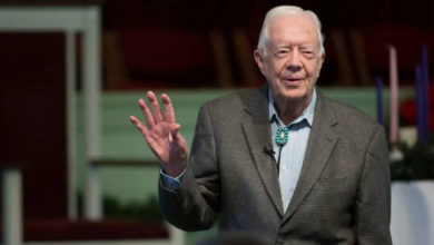 Jimmy Carter, expresidente de EU, vota por Kamala Harris