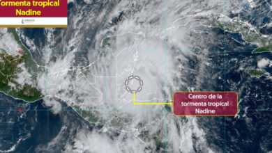 Se forma tormenta tropical ‘Nadine’; activan alerta verde en Quintana Roo