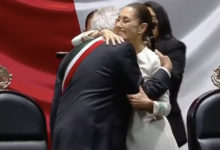 “Hasta siempre, amigo, hermano": Sheinbaum a AMLO durante primer discurso como presidenta de México