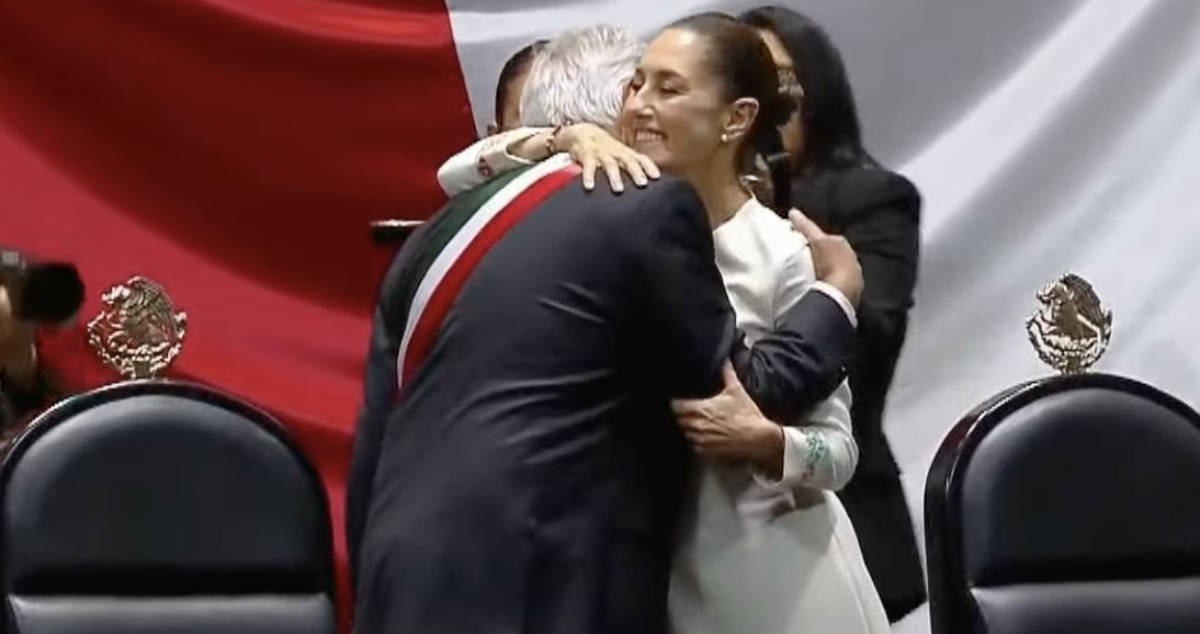 “Hasta siempre, amigo, hermano": Sheinbaum a AMLO durante primer discurso como presidenta de México