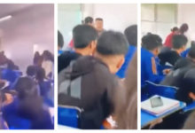 Se dio a conocer a través de redes sociales, que una mamá da golpiza a maestra en Naucalpan.