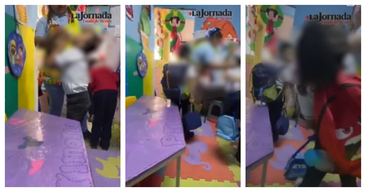 En redes sociales se difundió un video en el que se exhibe a una maestra golpeando a niños en escuela de neurodesarrollo en Coacalco, Edomex.